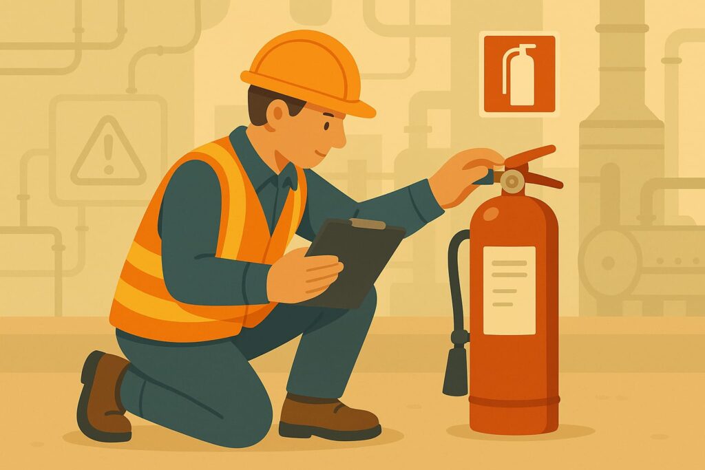 Gaśnice przegląd konserwacja