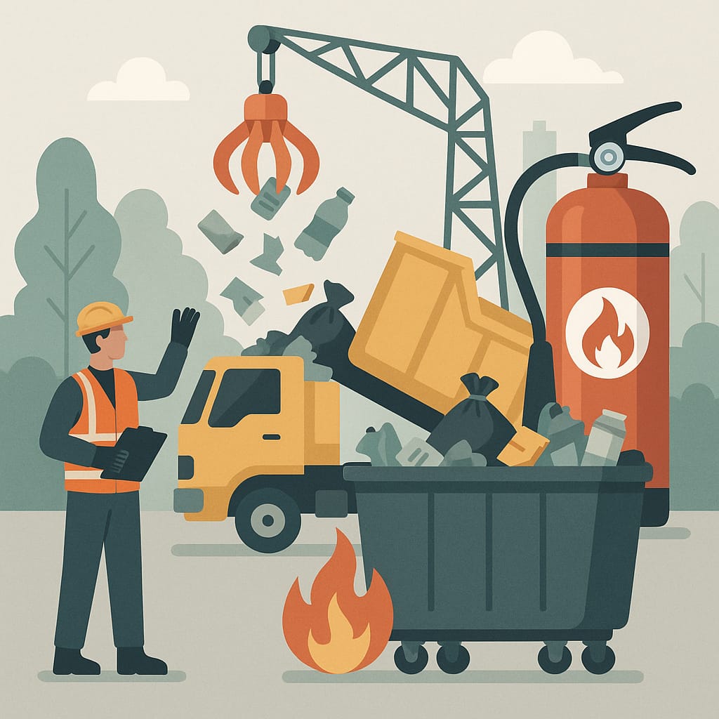 Operat przeciwpożarowy strażak sprawdza warunki zgodnie z operatem przeciwpożarowym