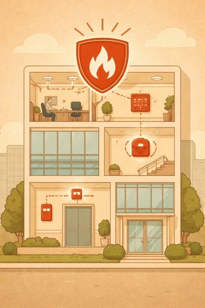 System sygnalizacji pożaru